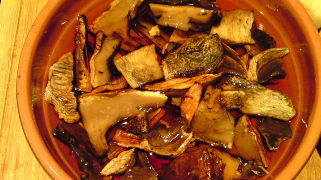 porcini soaking