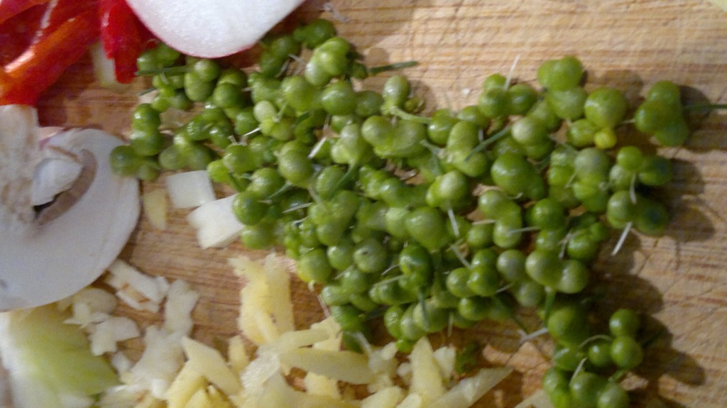 ramson seed pods - great in a stir-fry or salad dressing