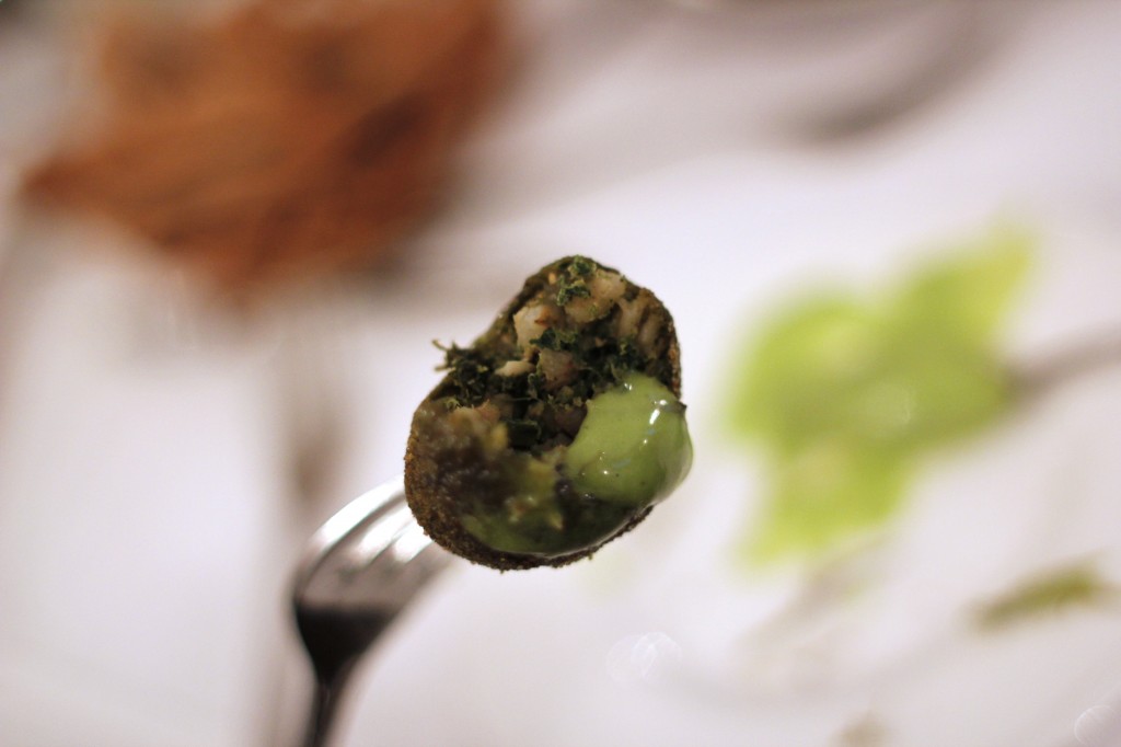 Dock, dandelion and nettle pudding with ramson mayonnaise _MG_1740